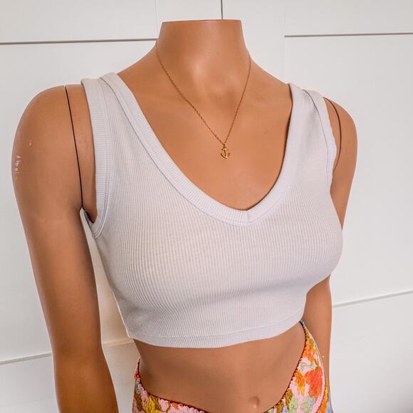 Wild Fable, Light Pale Blue Cropped Tank, Women’s Size Small - Picture 4 of 8